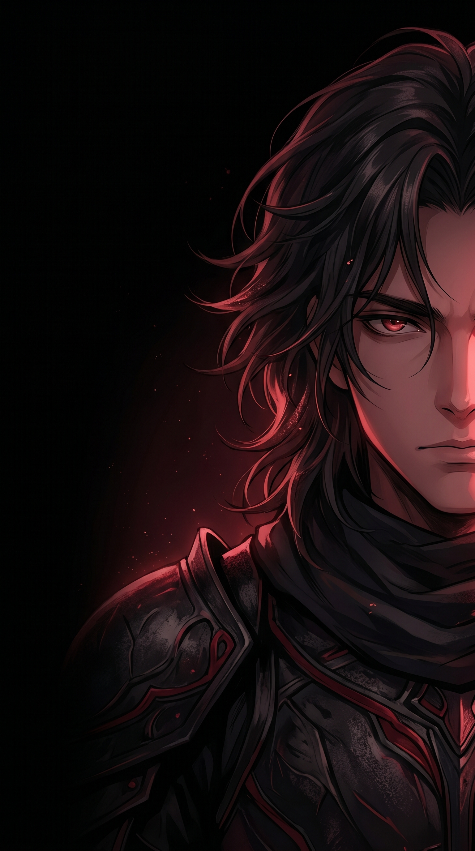 Lone Warrior In Darkness